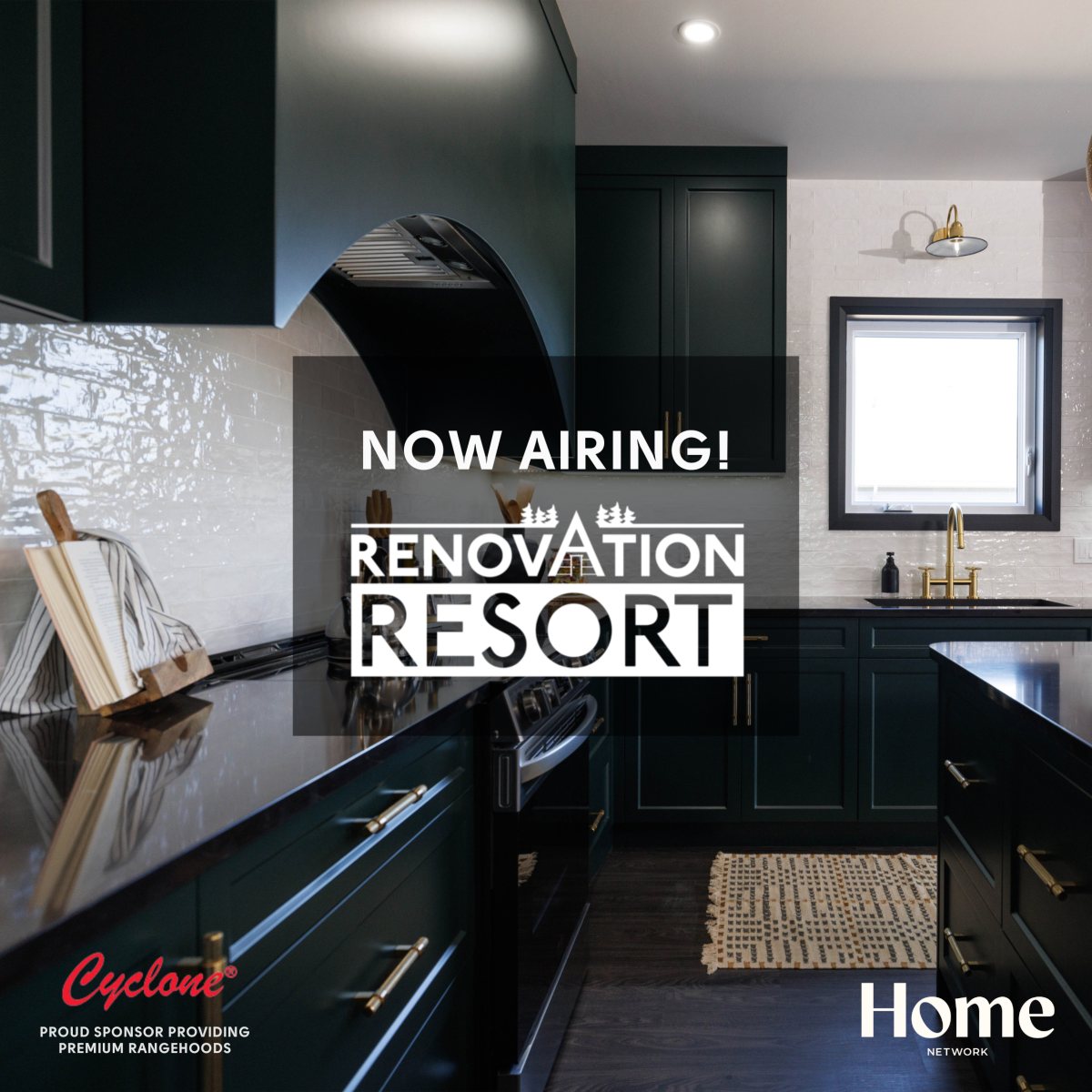 Kitchen design featured on Renovation Resort Season 2, as seen on Home Network